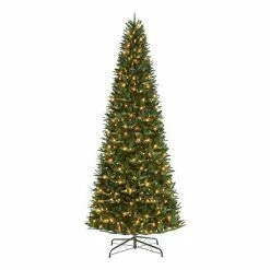 Puleo International 12-ft. Pre-Lit Monroe Fir Artificial Christmas Tree