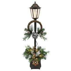 Puleo International 4-ft. Pre-Lit Christmas Lamp Post