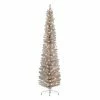 Puleo International 6-ft. Pre-Lit Rose Gold Tinsel Pencil Artificial Christmas Tree -PULEO INTERNATIONAL SHOP unnamed file 72